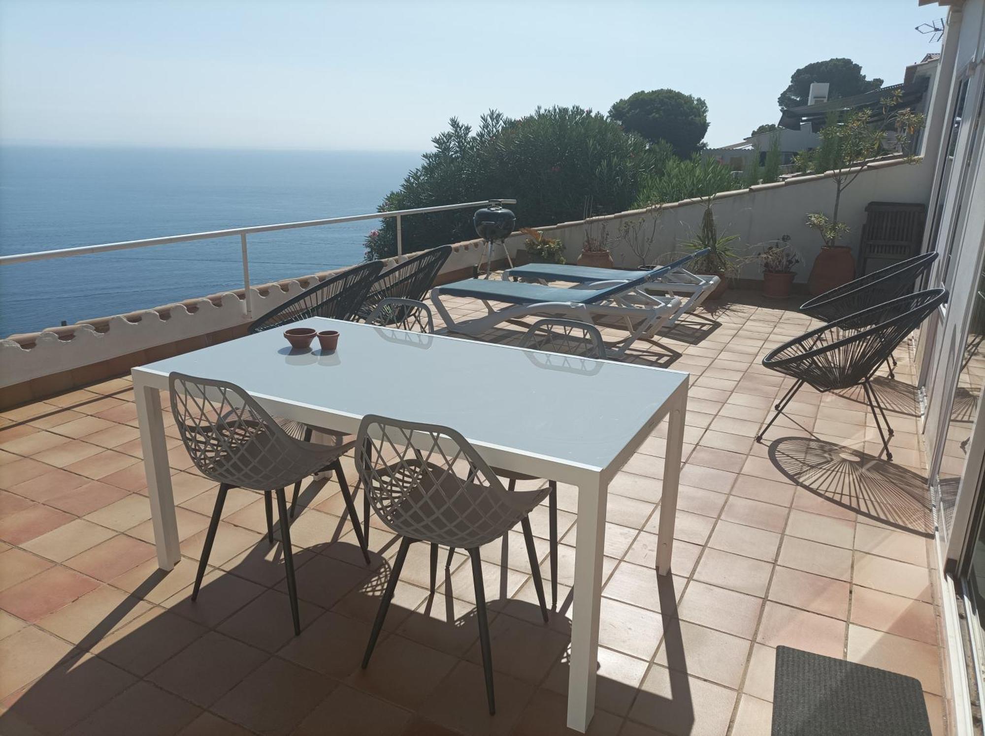 "La Terrasse De La Mer 8" -Climatisation-Wifi-Bbq -Piscine-Parking Begur Exteriör bild