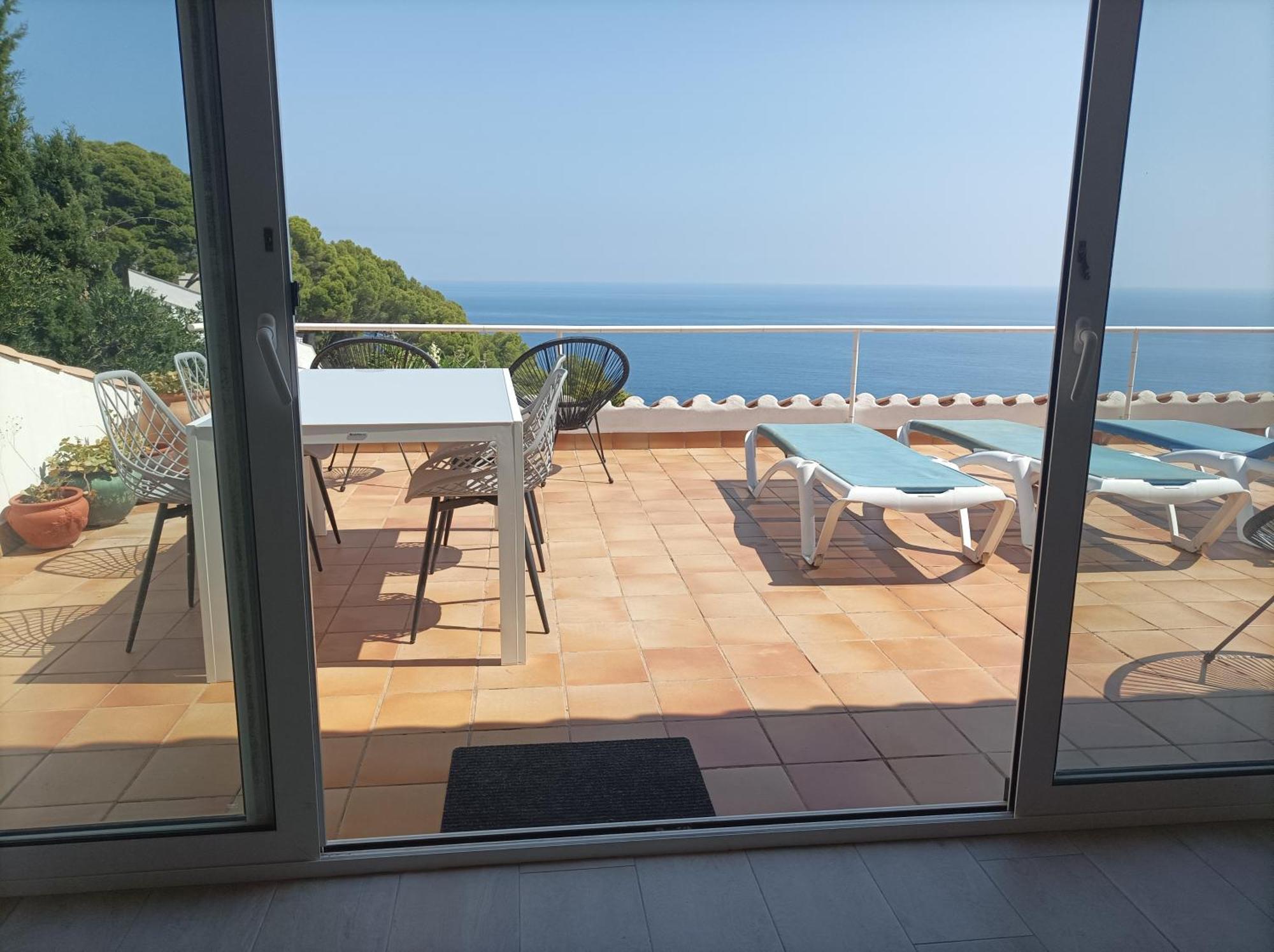 "La Terrasse De La Mer 8" -Climatisation-Wifi-Bbq -Piscine-Parking Begur Exteriör bild